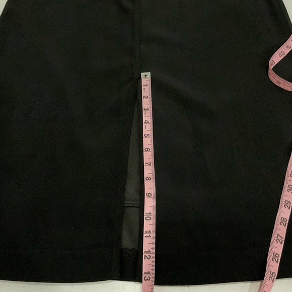 Vtg Bobbie Brooks Jumper Maxi Dress Sleeveless Black Faux Suede Women’s Med 8-10 - Picture 11 of 14